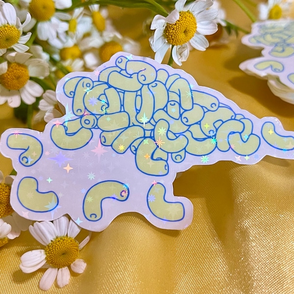 Mac n' Cheese - Holographic Sticker