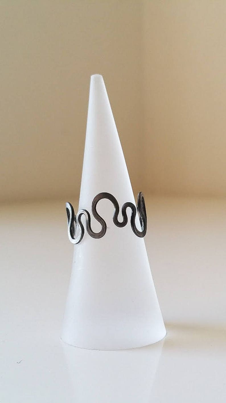 Simple Ring, Iron Ring, Adjustable Ring, Rustic Ring, Handmade Ring ...