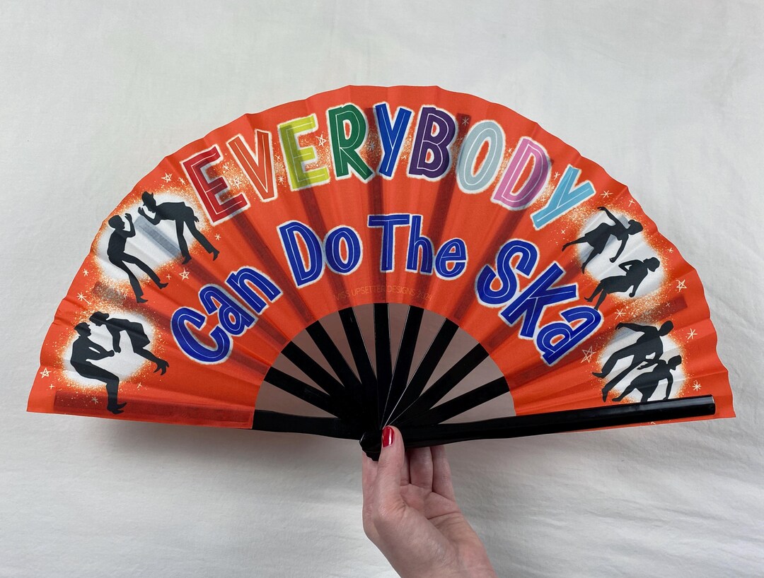 Ska Fans Everybody Can Do the Ska Folding Fan - Etsy