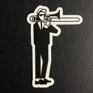 2-Tone Ska Walt Jabsco Trombone Sticker image 1