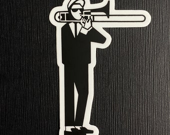 2-Tone Ska Walt Jabsco Trombone Sticker