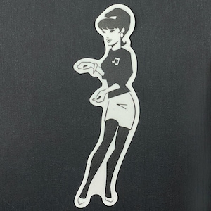 BIG Brigitte Beat Girl Sticker