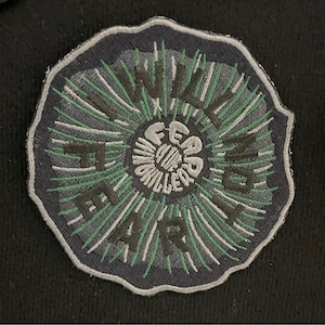 Dune sandworm patch, sew on - "I will not fear, fear is the mindkiller"