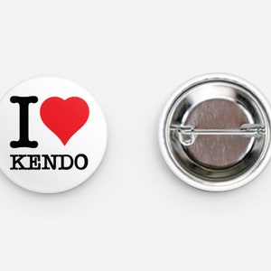 IHeartKendo Pinback Button Bild 2