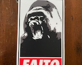 Kong Faito Vinyl Sticker/Decal