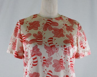 bumble bee Tee | 1970s tee shirt | bee lovers shirt | Vintage tee shirt | Save the bees | bumblebee tuna| bumblebee shirt