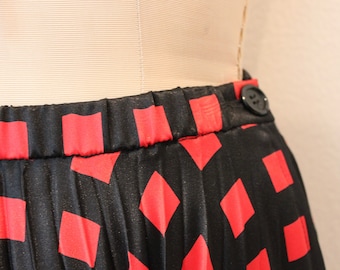 Jeanne Marc pleated skirt | 1980s Jeanne Marc skirt | 1980s Saks Fifth Avenue skirt