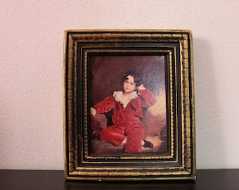 The Red Boy | Framed "The Red Boy" print | vintage framed art
