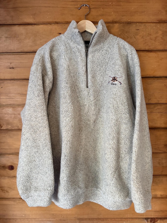 Orvis, 2000s Orvis Fleece quarter zip pull over | size L