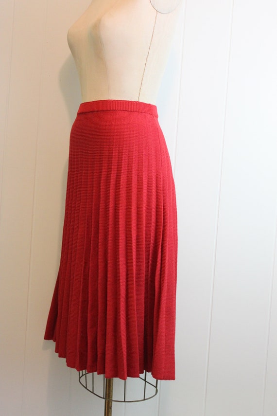 1960s Pleated skirt | high-waist Pleated Skirt | … - image 6