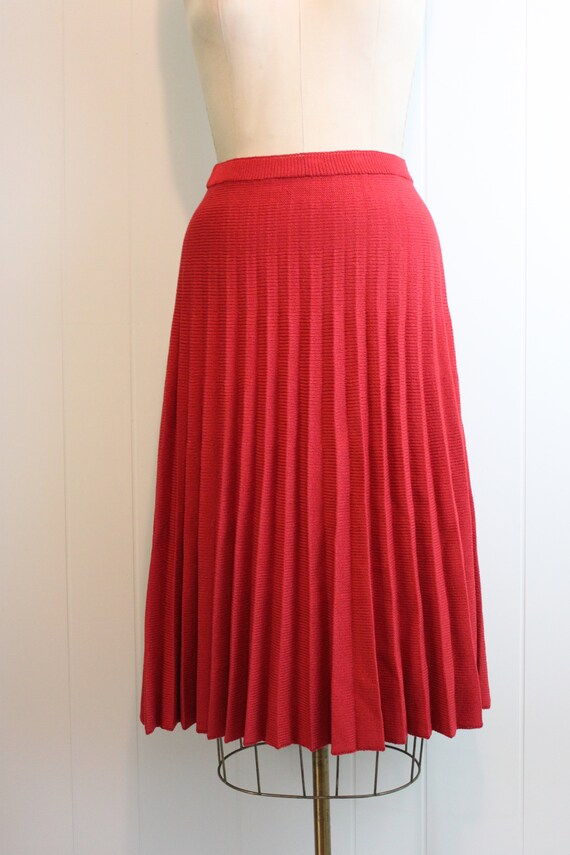 1960s Pleated skirt | high-waist Pleated Skirt | … - image 5