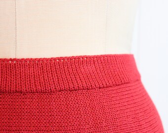 1960s Pleated skirt | high-waist Pleated Skirt | coral pleated skirt
