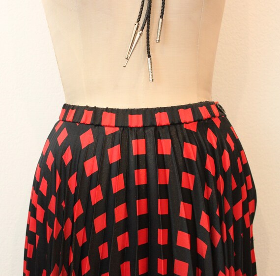 Jeanne Marc pleated skirt | 1980s Jeanne Marc ski… - image 3