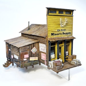 O/On30 1:48 Elk River Bergmannszubehör für Diorama, Modelleisenbahn und Baukasten