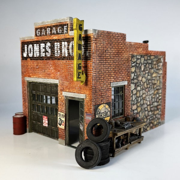 Garage Diorama Kits Etsy