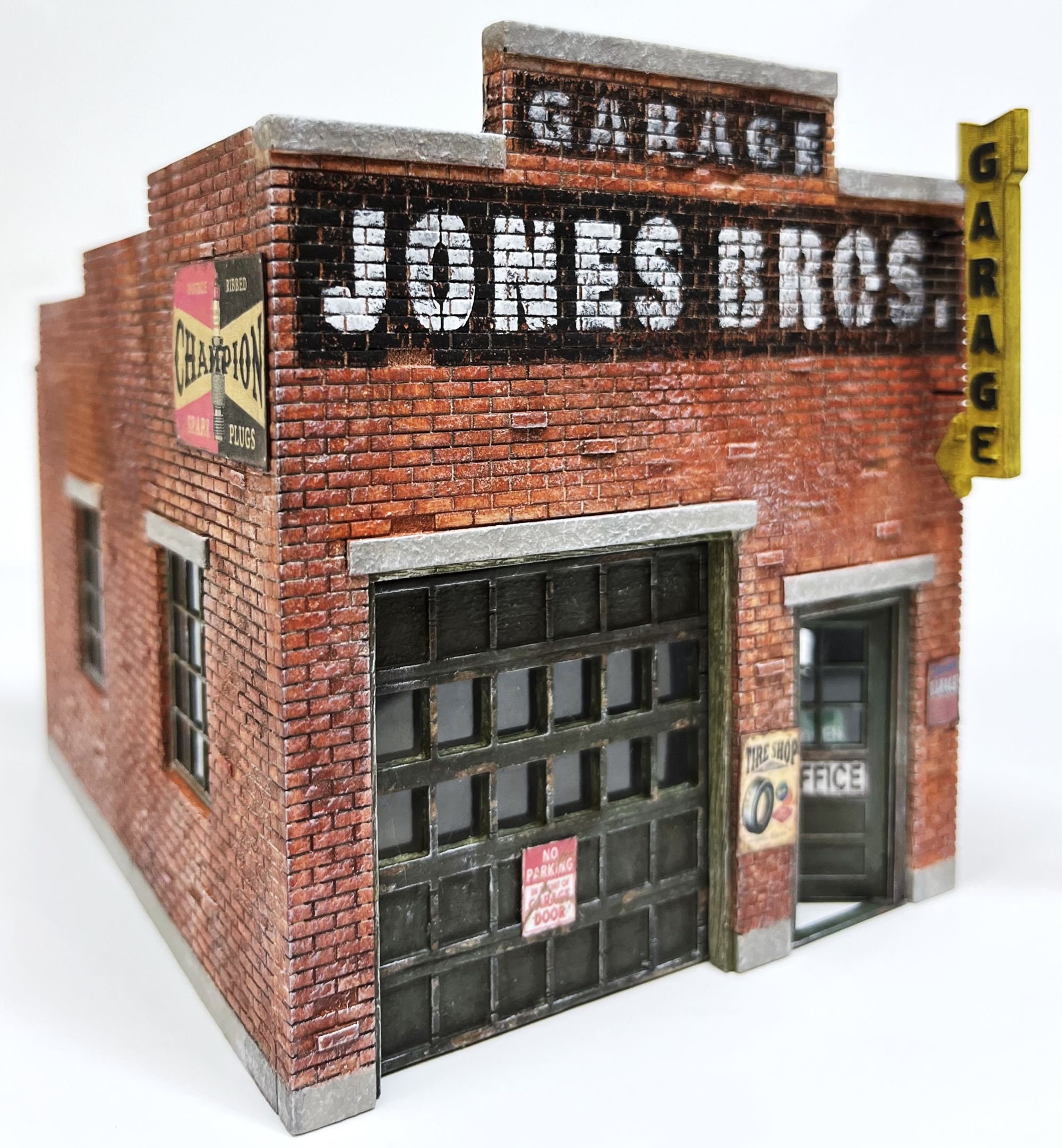 O/on30 148 Scale Jones Brothers Garage Model Kit for Diorama Etsy