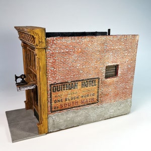 O/On30 1:48 Scale A-1 Cleaners for diorama, model railroading, kit building image 8