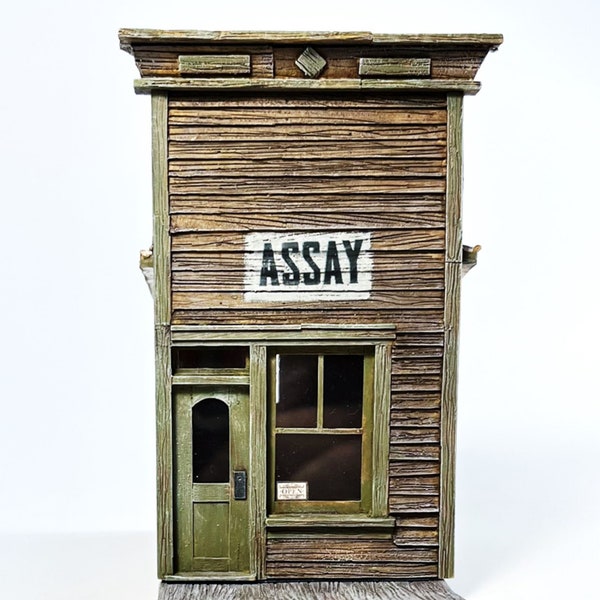 O/On30 1:48 Scale Assay Office Building Kit Diorama Model