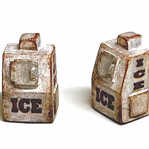 HO 1:87 Eismaschine (2er Set) für Diorama und Szenerie