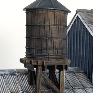 Wooden Roof Top Water Tank Kit for Diorama, Model Railroading - Etsy