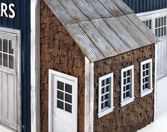 O/On30 1:48 Scale Poseidon Canning Company The Office Addition for diorama, model railroading