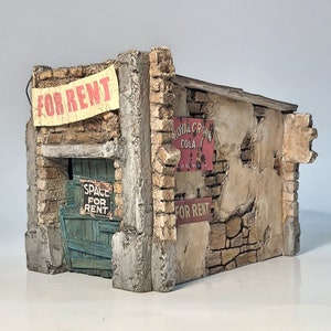 O/On30 1:48 Scale Store For Rent building kit for diorama, model railroading, wargaming