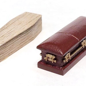 O/On30 1:48 Scale Casket/Coffin Combo for wargaming, diorama, model railroading