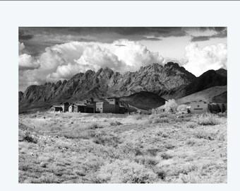 Infrared Photograph of the Organ Mountains Near Las Cruces, NM