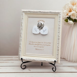 Unity wedding lock ceremony set, personalized love locks in frame