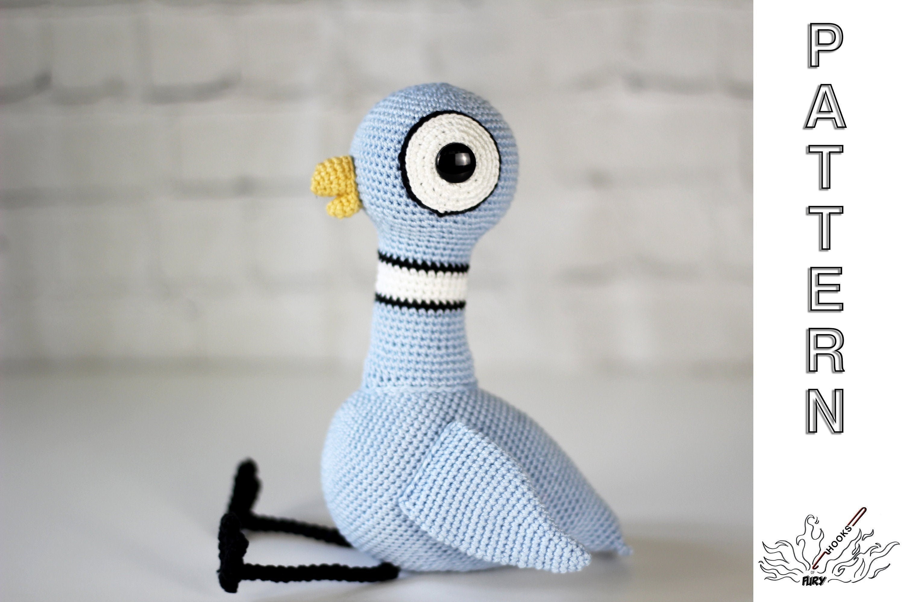PIGEON CROCHET PATTERN Mo Willems Inspired for Making Bird Toy Amigurumi Digital Download Only Etsy Australia
