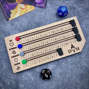 Daggerheart | Magnetic Character Stat Console