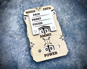 SWADE RPG Character Stats Tracker