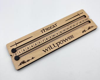 LOTR TCG Threat/Willpower Dashboard