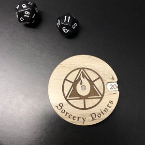 D&D ソーサリーポイントダイヤル