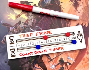 Daggerheart | Dry Erase Magnetic Countdown Tracker
