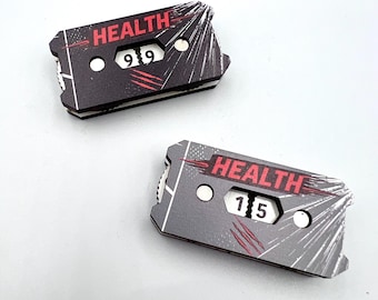 Marvel Legendary Health Dial Set (6) – Prism Series Dial Counter – Compatible Card Game Accessory