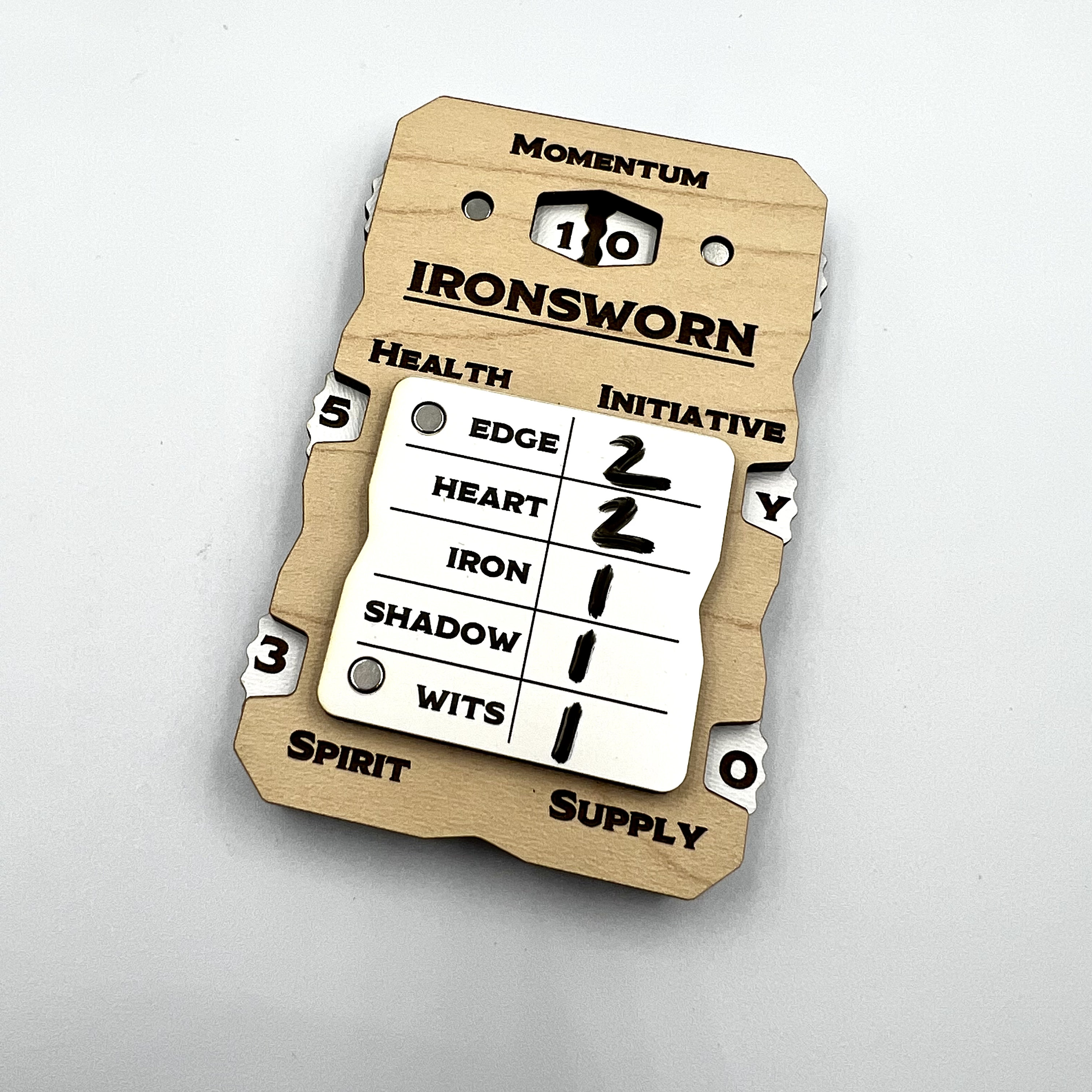 Ironsworn RPG Character Stats Tracker Etsy Canada