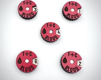 Trench Crusade Blood Dials – Magnetic Blood Marker Trackers