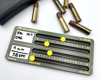 Magnetic Ammo Tracker Dashboard - Dry-Erase Tabletop RPG and Wargame Counter