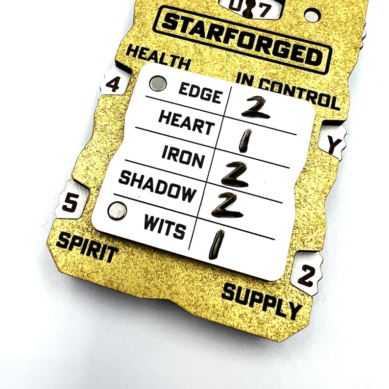 Ironsworn RPG Character Stats Tracker Etsy