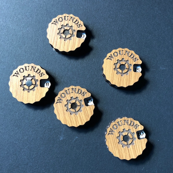 Malifaux Wound Dial/Tracker Packs
