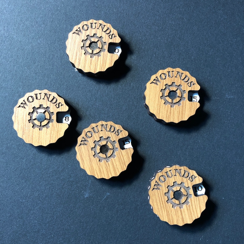 Malifaux Wound Dial/Tracker Packs