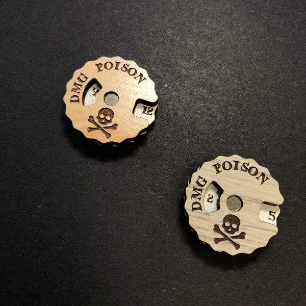 Malifaux Poison Trackers