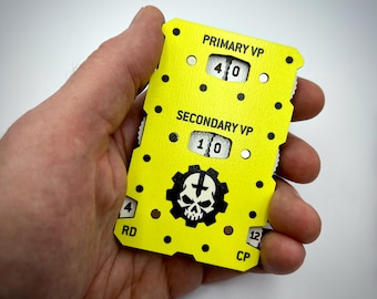 Tabletop Wargaming Score Tracker – Victory Points, Round and Resource Dials