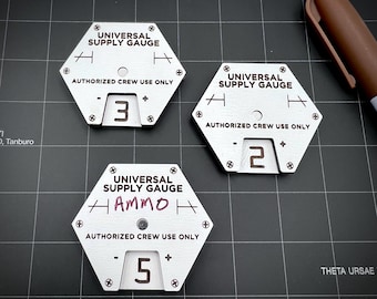 Alien TTRPG Universal Supply Dial Set (3)