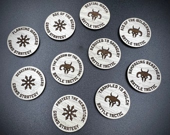 WHAOS 3.0 Beasts of Chaos Grand Strategy/Battle Tactics Tokens