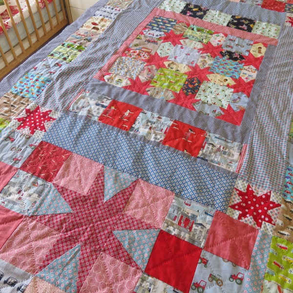 patchwork plaid enfant couvre-lit, couverture