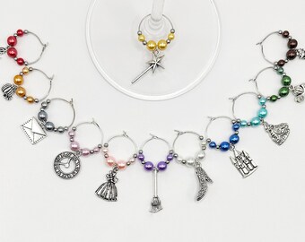 Cinderella Wine Charm Set (12)