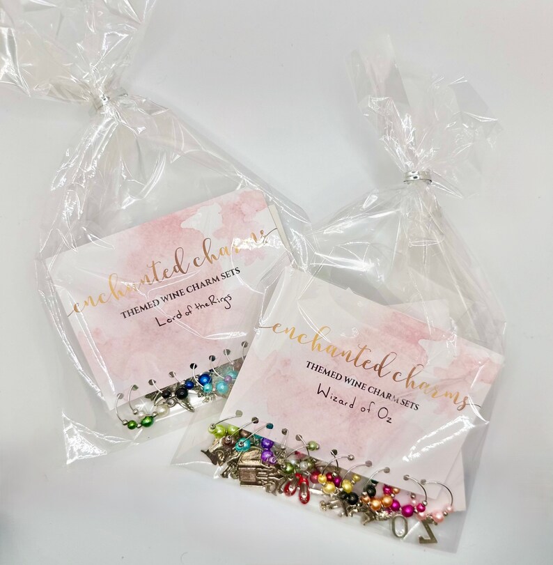 Cinderella Wine Charm Set 12 image 4