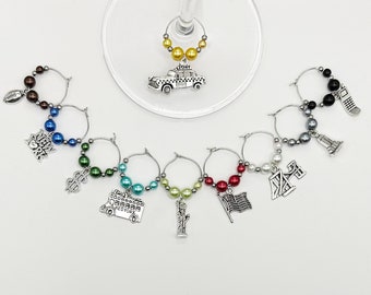 New York City Wine Charm Set (10)